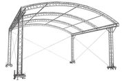 Naxpro Truss Εξέδρες με ημικυκλική στέγη