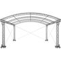 Naxpro Truss Εξέδρες με ημικυκλική στέγη